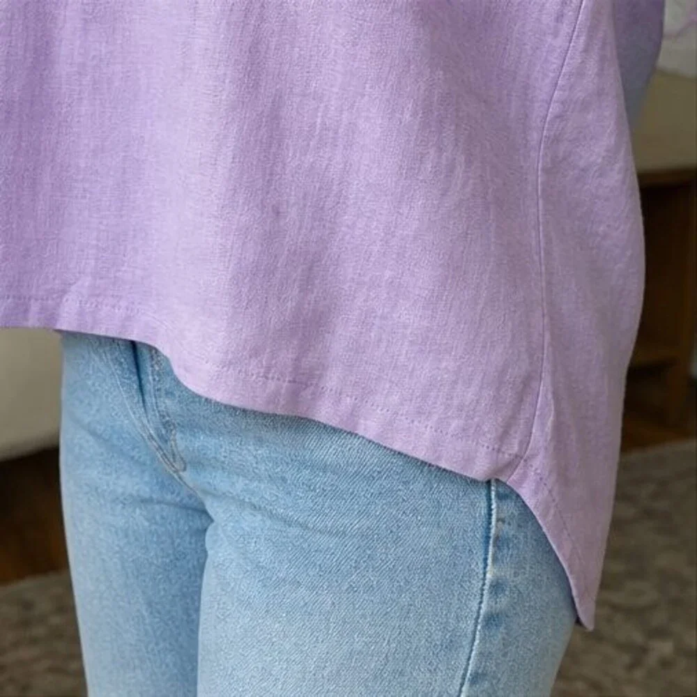 Lilac Pleated Blouse